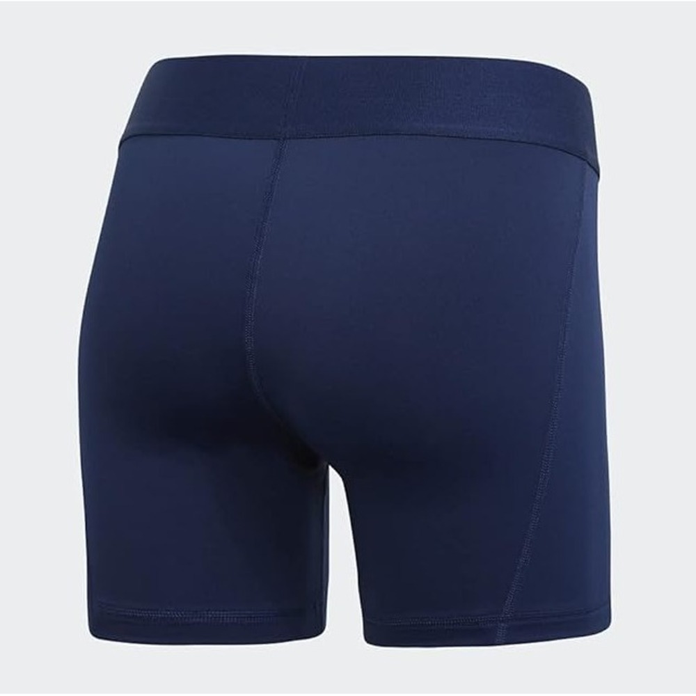 Adidas Women's Techfit Volleyball Shorts Navy Size Large 3" Inseam - Picture 2 of 3